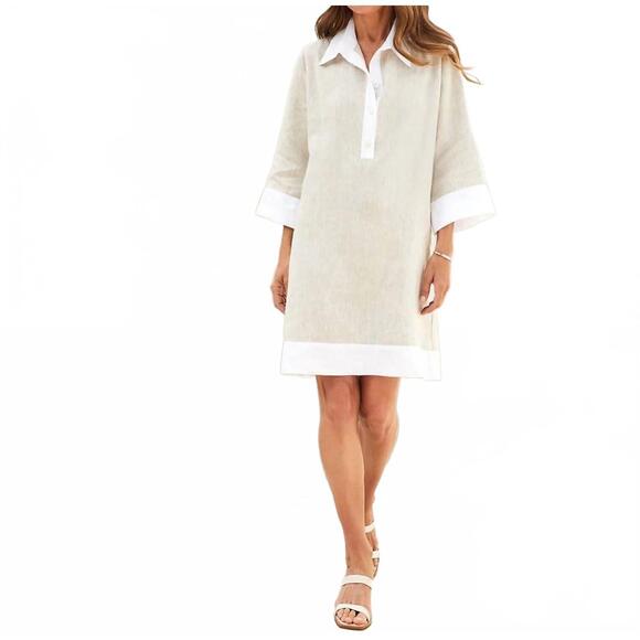 KAREN KANE Dresses & Skirts - NEW KAREN KANE oakley colorblock shift dress in oatmeal